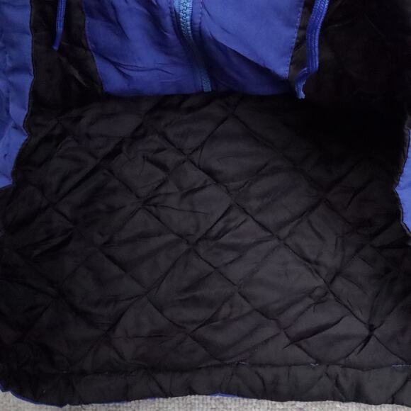 Vintage Imported Labatt Blue Hockey Small Blue Long Sleeve Zip Snap Jacket - Picture 8 of 16